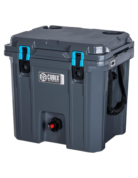 Dispensador de Bebidas Cubix Outdoors QuadraX 20QT 5 Días Frío Dispensador de Bebidas Cubix Outdoors QuadraX 20QT 5 Días Frío
