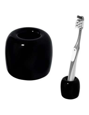 Soporte de Cepillo de Dientes Cerámica Urbanstrive Negro 1 Unidad