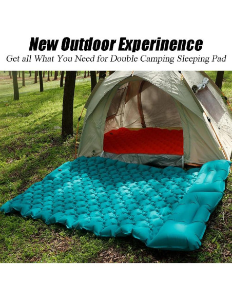 Colchoneta Inflable Icepac CampingPad Verde D-JR 196x130 cm Colchoneta Inflable Icepac CampingPad Verde D-JR 196x130 cm