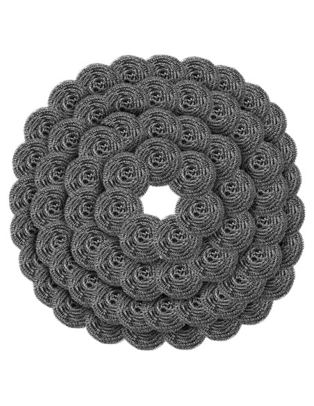 Estropajos de Acero Inoxidable Roshtia 24 Pcs 50g 9-9.5cm Estropajos de Acero Inoxidable Roshtia 24 Pcs 50g 9-9.5cm