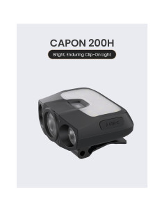 Linterna LED recargable Claymore Capon 200H negra, 1000 lúmenes 2