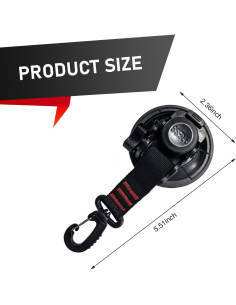 Ganchos de Ventosa Redondos Arwrilt 2 PCS Alta Resistencia 10 kg 2
