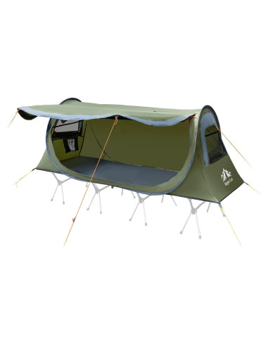 Tienda Pop-up Night Cat para 1 Persona Impermeable 220x73 cm