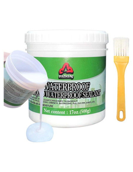 Sellador Impermeable Líquido DSZHSNJ 500g Adhesivo Transparente Sellador Impermeable Líquido DSZHSNJ 500g Adhesivo Transparente