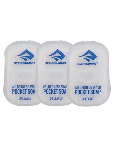Jabón de Papel Sea to Summit Wilderness Wash 3-Pack 150 Hojas Jabón de Papel Sea to Summit Wilderness Wash 3-Pack 150 Hojas