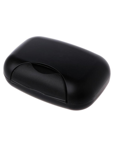 Caja de Jabón Portátil LIANGLIN WU 12x8x4.4cm Negro