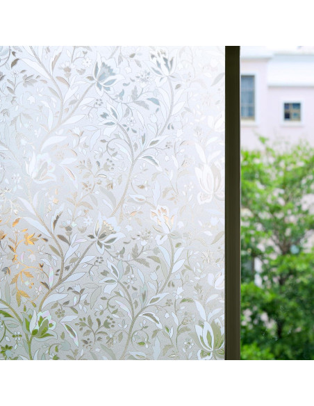 Película de Privacidad para Ventanas Bloss Hibisco 44.9x199.8cm Película de Privacidad para Ventanas Bloss Hibisco 44.9x199.8cm