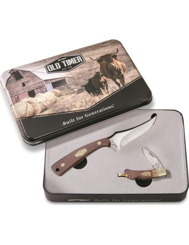 Cuchillo Plegable Old Timer SharpFinger 152OT & 10T Set Regalo