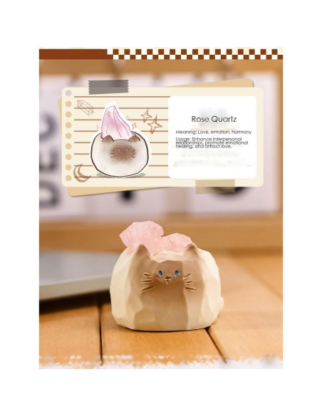 Caja Sorpresa Figuras Gato Cristal Diamante - Bontoujour Caja Sorpresa Figuras Gato Cristal Diamante - Bontoujour