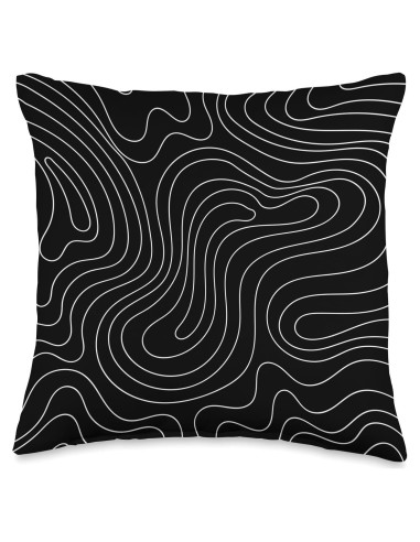 Almohada Cuadrada 40x40 cm Explorador de Mapas Topo