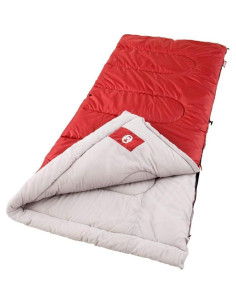 Saco de dormir Coleman Palmetto rojo 1 persona -30C 2