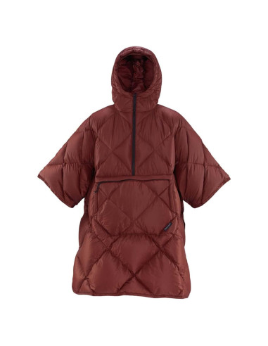 Poncho Honcho de Plumas Therm-a-Rest Unisex Burdeos 539g