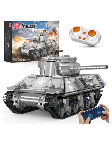Tanque M26 Pershing Mould King 20034 Control Remoto 1057 Piezas