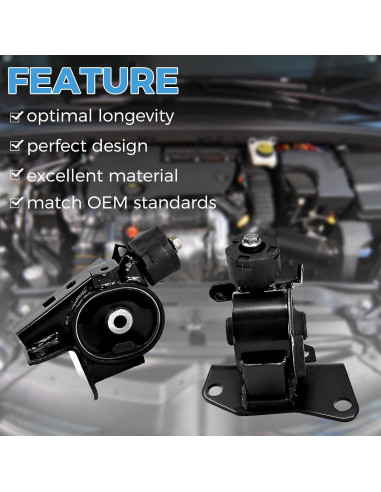 Montaje de Motor RP Poder Notable A4218 para Pontiac Vibe 2003-2008