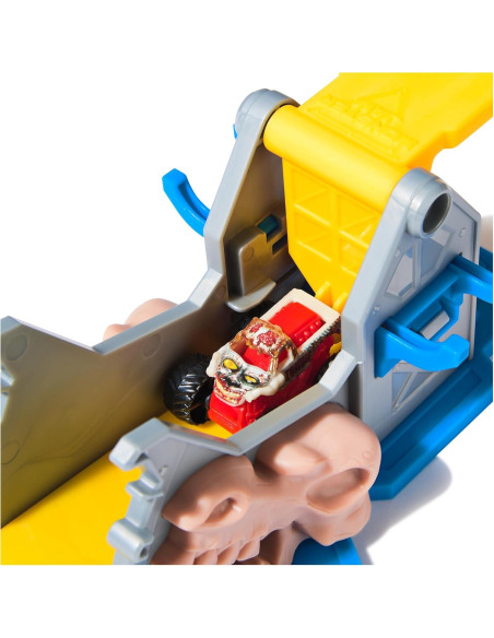Playset Monster Jam Earthshaker Boneyard Blaster con 10 Mini Camiones Playset Monster Jam Earthshaker Boneyard Blaster con 10 Mini Camiones