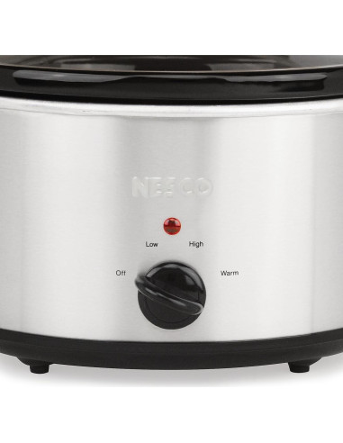 Olla de Cocción Lenta NESCO SC-4-25 4 Cuartos Plata
