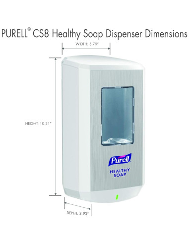Dispensador Automático de Jabón Purell CS8 Blanco 1200ml