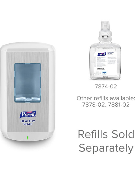 Dispensador Automático de Jabón Purell CS8 Blanco 1200ml Dispensador Automático de Jabón Purell CS8 Blanco 1200ml
