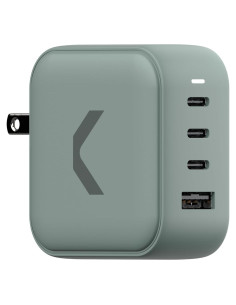 Cargador Rápido Clemm Core 100W GaN 4 Puertos USB-C y USB-A