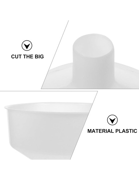 Embudo de Cocina DOITOOL Grande Plástico 24 cm Boca Ancha Embudo de Cocina DOITOOL Grande Plástico 24 cm Boca Ancha