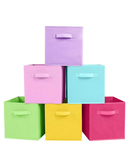 Cubes de Almacenamiento Plegables ShellKingdom - 6 Colores Cubes de Almacenamiento Plegables ShellKingdom - 6 Colores