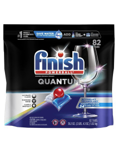 Cápsulas Finish Quantum Powerball para Lavavajillas 82ct