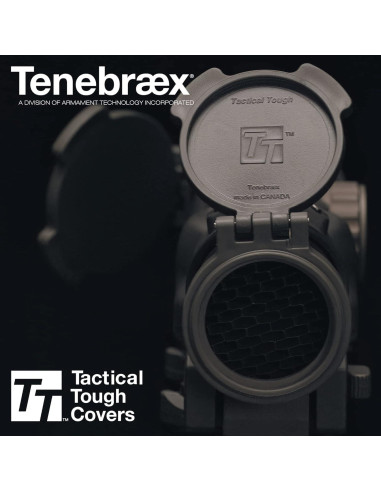 Kit de tapas abatibles Tenebraex para mira Zeiss LRP S3 6-36x56