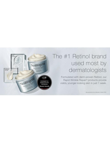 Crema Hidratante Facial Neutrogena 48.2 g con Retinol y Ácido Hialurónico
