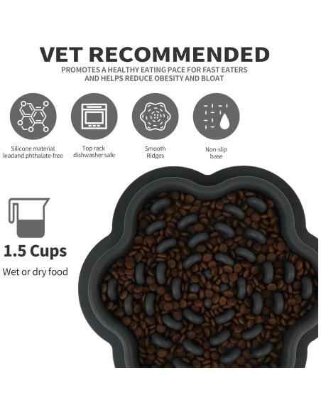Cuenco Antiahogo para Perros MCHXN - Alimentación Lenta 22.86cm Cuenco Antiahogo para Perros MCHXN - Alimentación Lenta 22.86cm