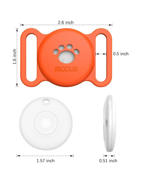 Soporte de Collar GPS para Perro y Gato MODUS - Localizador iOS Soporte de Collar GPS para Perro y Gato MODUS - Localizador iOS