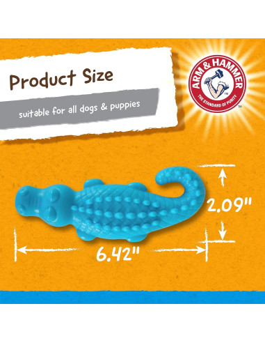Juguete Dental para Perros Arm & Hammer Gator 1 Cuenta