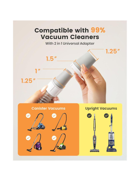 Cepillo de Aspiradora para Perros Oneisall con Adaptador Universal Cepillo de Aspiradora para Perros Oneisall con Adaptador Universal
