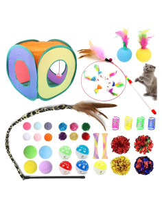 Kit de Juguetes Interactivos para Gatos POSAPET - 42 Piezas