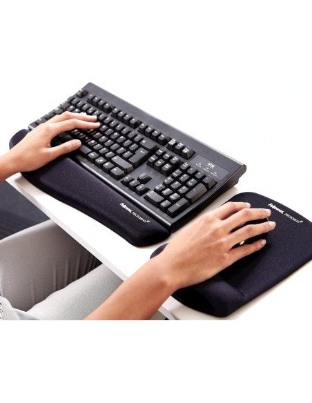 Soporte para Muñeca de Teclado Fellowes PlushTouch Grafito Soporte para Muñeca de Teclado Fellowes PlushTouch Grafito