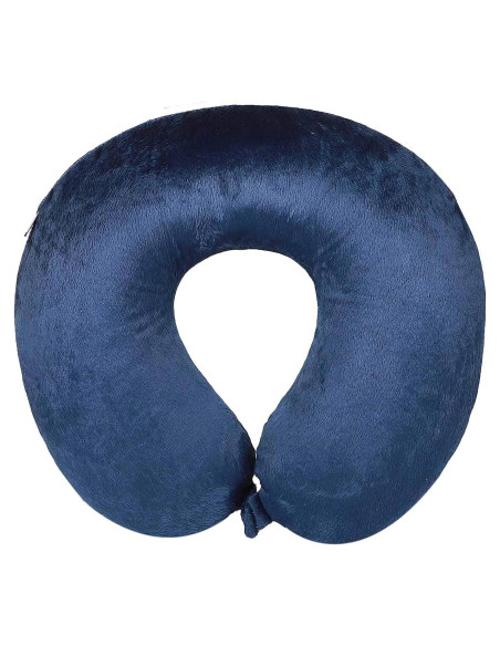 Almohada de Viaje GLOBETROTTER Espuma Viscoelástica Azul Marino Almohada de Viaje GLOBETROTTER Espuma Viscoelástica Azul Marino