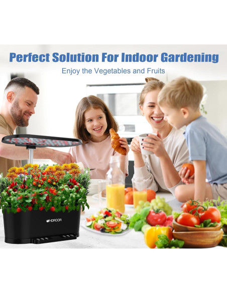 Sistema de Cultivo Hidropónico Inteligente Hdroor 15 Cápsulas Sistema de Cultivo Hidropónico Inteligente Hdroor 15 Cápsulas
