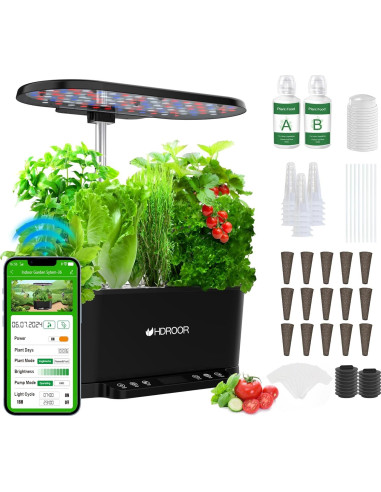 Sistema de Cultivo Hidropónico Inteligente Hdroor 15 Cápsulas