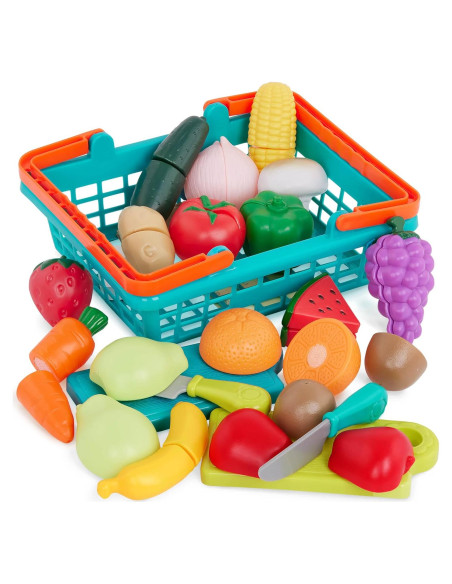 Juego de Comida de Juguete Battat 37 Pcs para Niños 3+ Juego de Comida de Juguete Battat 37 Pcs para Niños 3+