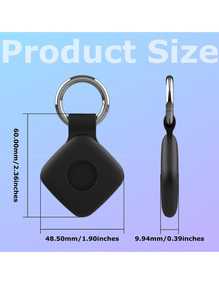 4 Fundas de Silicona para Rastreador Tile Mate 2024 - Negro 4 Fundas de Silicona para Rastreador Tile Mate 2024 - Negro