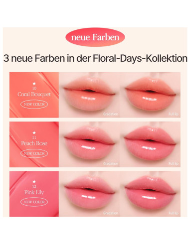 COSNORI Flow Wave Lip Tint 08 BEBE - Brillo Labios Vegano Hidratante