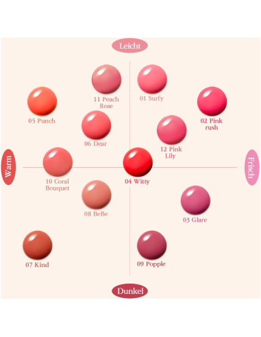 COSNORI Flow Wave Lip Tint 08 BEBE - Brillo Labios Vegano Hidratante