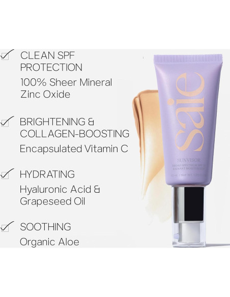 Protector Solar Hidratante Saie Visera Solar SPF 35 14.79 ml