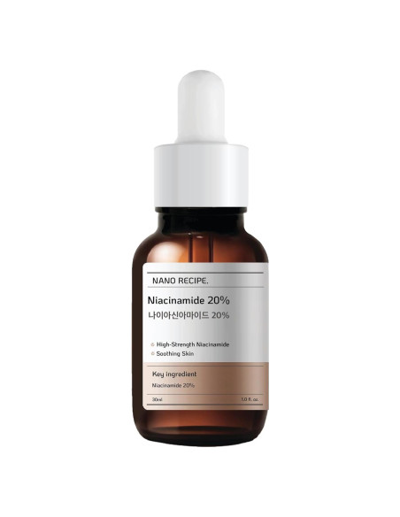 Suero Niacinamida 20% Nano Recipe 30ml - Control Imperfecciones Suero Niacinamida 20% Nano Recipe 30ml - Control Imperfecciones