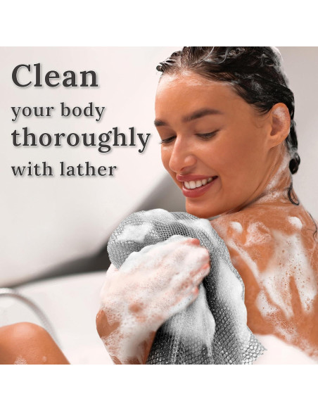 Esponja de Baño Exfoliante MyHomeBody Set de 3 Colores Esponja de Baño Exfoliante MyHomeBody Set de 3 Colores