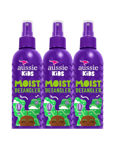 Spray Desenredante Hidratante Aussie Kids 236.6 ml - Paquete de 3