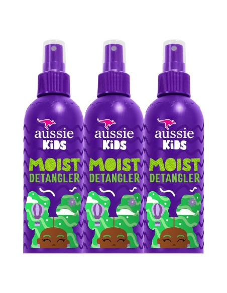 Spray Desenredante Hidratante Aussie Kids 236.6 ml - Paquete de 3 Spray Desenredante Hidratante Aussie Kids 236.6 ml - Paquete de 3