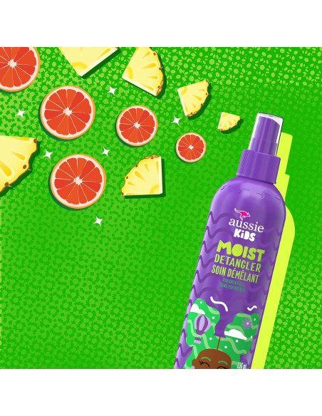 Spray Desenredante Hidratante Aussie Kids 236.6 ml - Paquete de 3 Spray Desenredante Hidratante Aussie Kids 236.6 ml - Paquete de 3