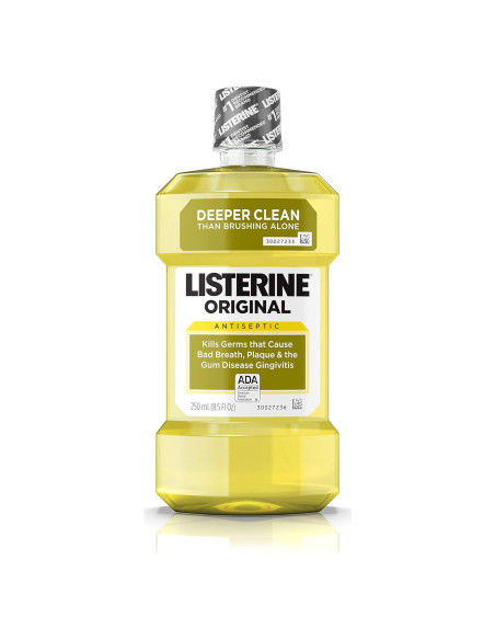 Listerine Enjuague Bucal Antisético Original 250 ML - Paquete de 12 Listerine Enjuague Bucal Antisético Original 250 ML - Paquete de 12