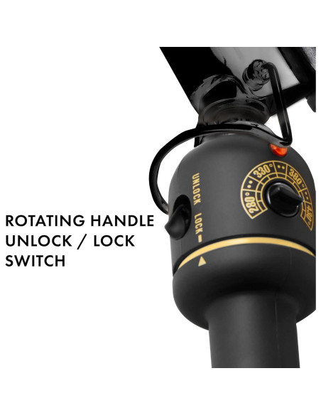 Rizador Marcel Hot Tools 1.25" Black Gold Profesional Rizador Marcel Hot Tools 1.25" Black Gold Profesional