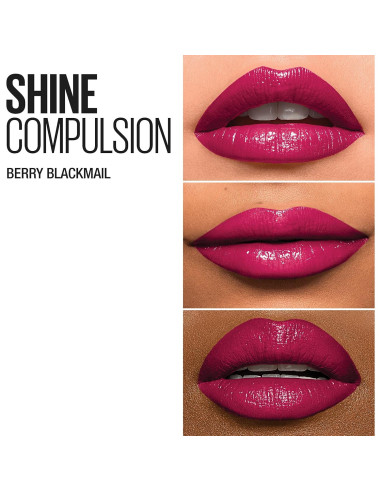 Lápiz Labial Maybelline Color Sensational Berry Blackmail 2.83g